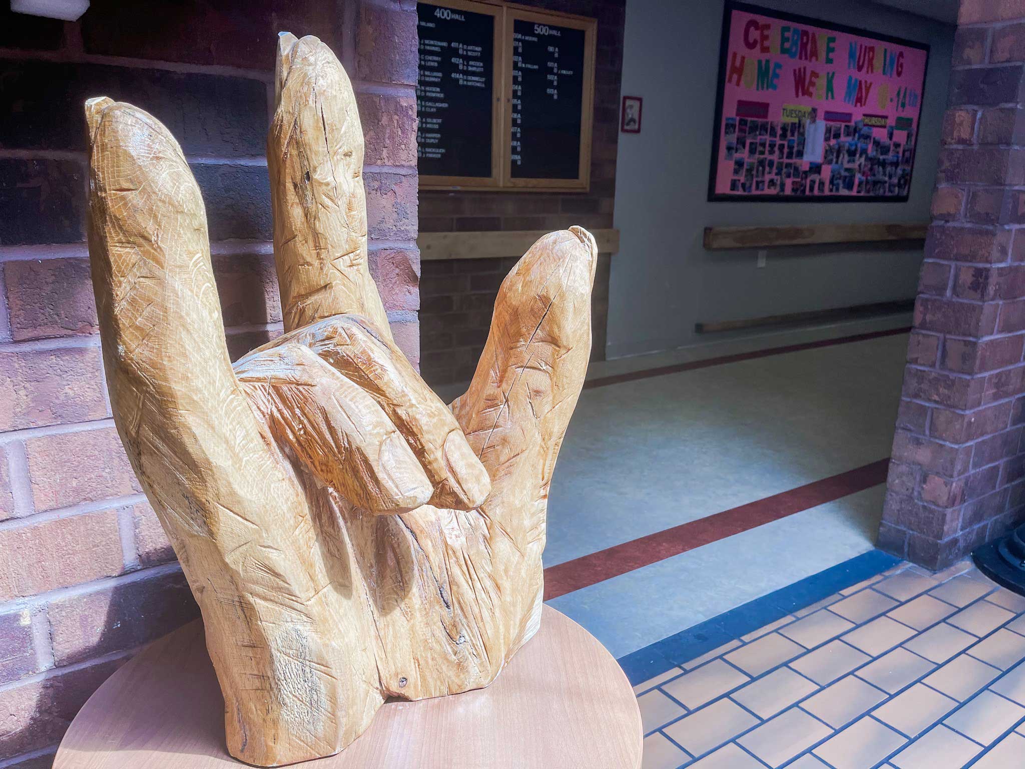 The CCEC Hand Carving Statue